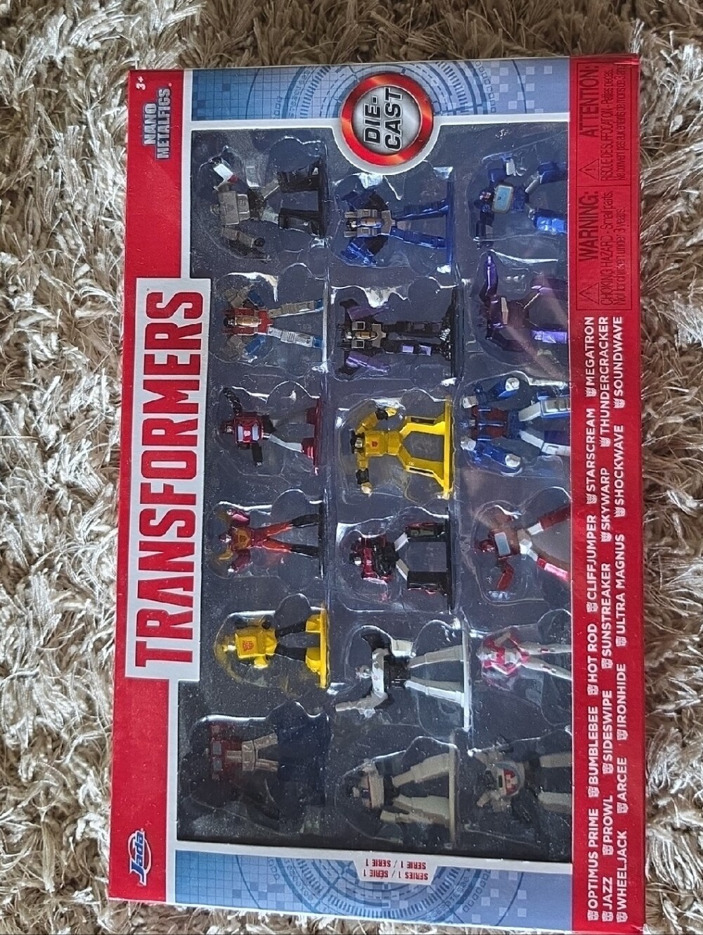 Transformers NIB Die-Cast Mini Figures Set